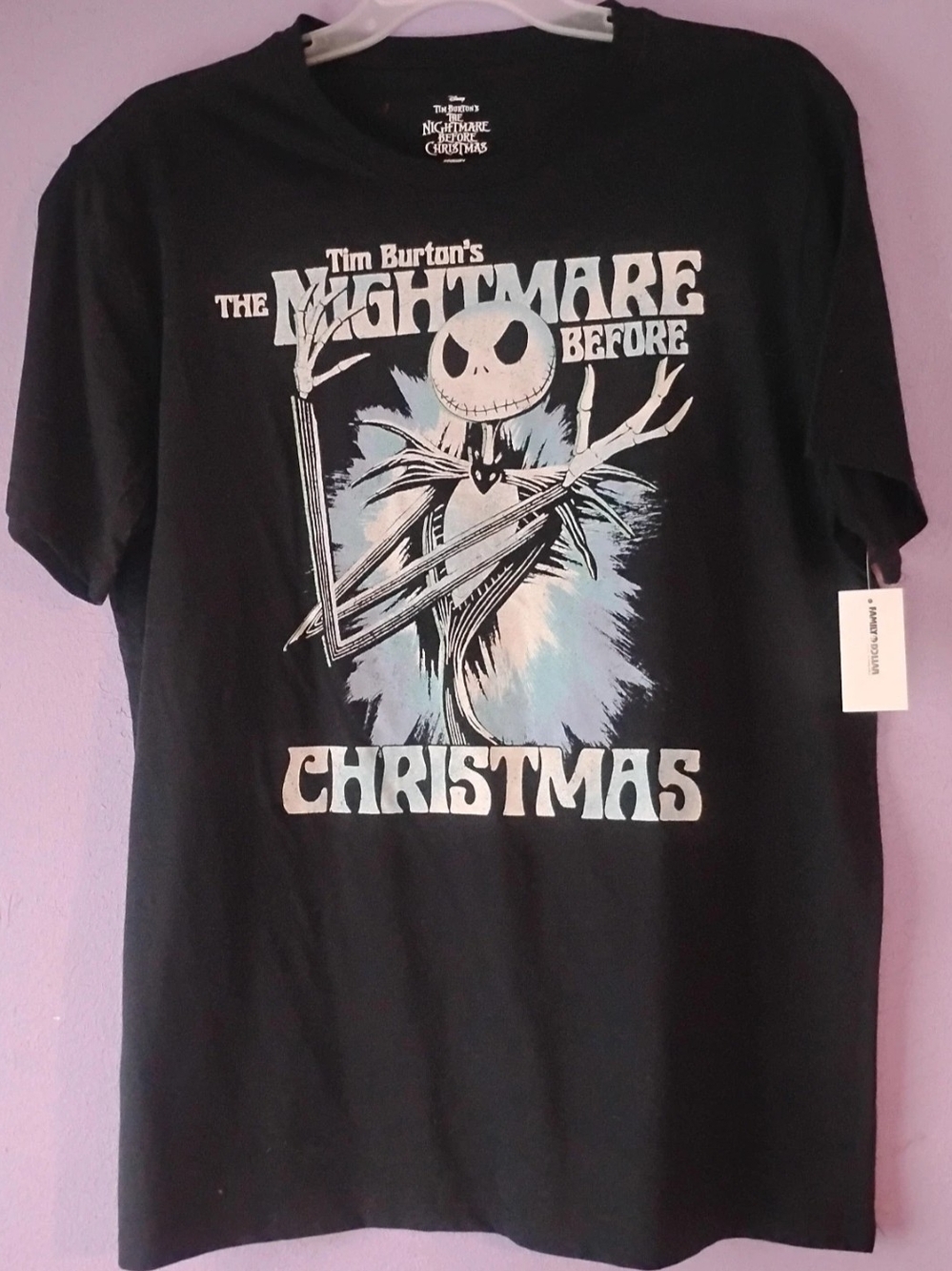 The Nightmare Before Christmas Jack Skellington Graphic Tee - Black XL